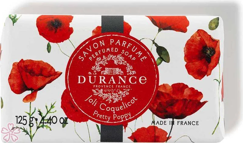 Мыло парфюмированное Durance Scented Soap 125 г Чарівний мак