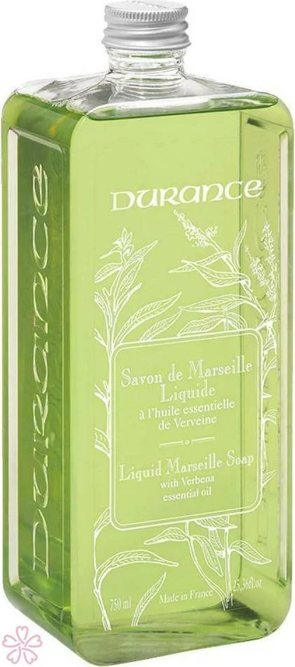 Мыло в экономной упаковке Durance Liquid Marseille Soap 750 мл Олія вербени