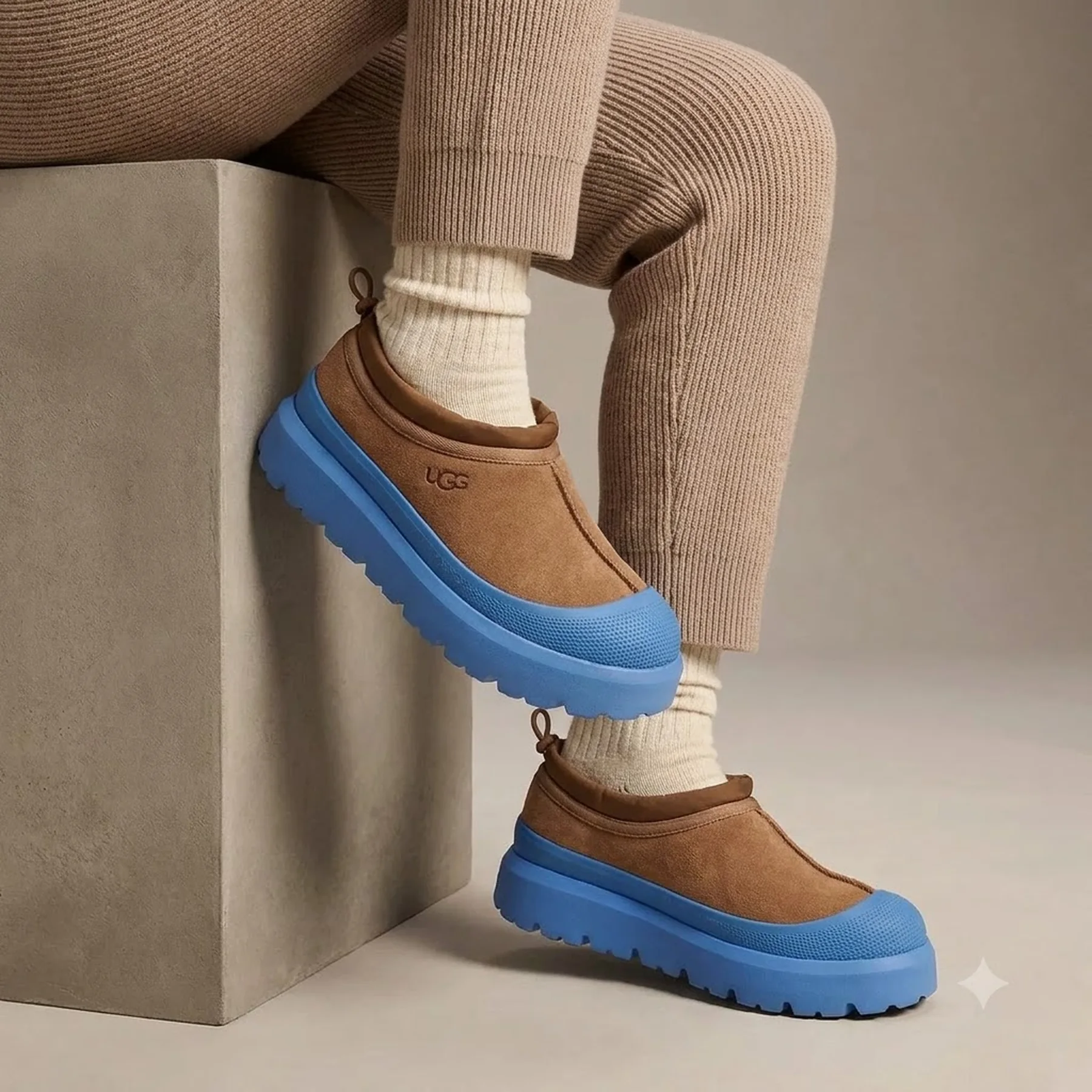 Мокасини UGG Tasman Weather Hybrid Коричневий