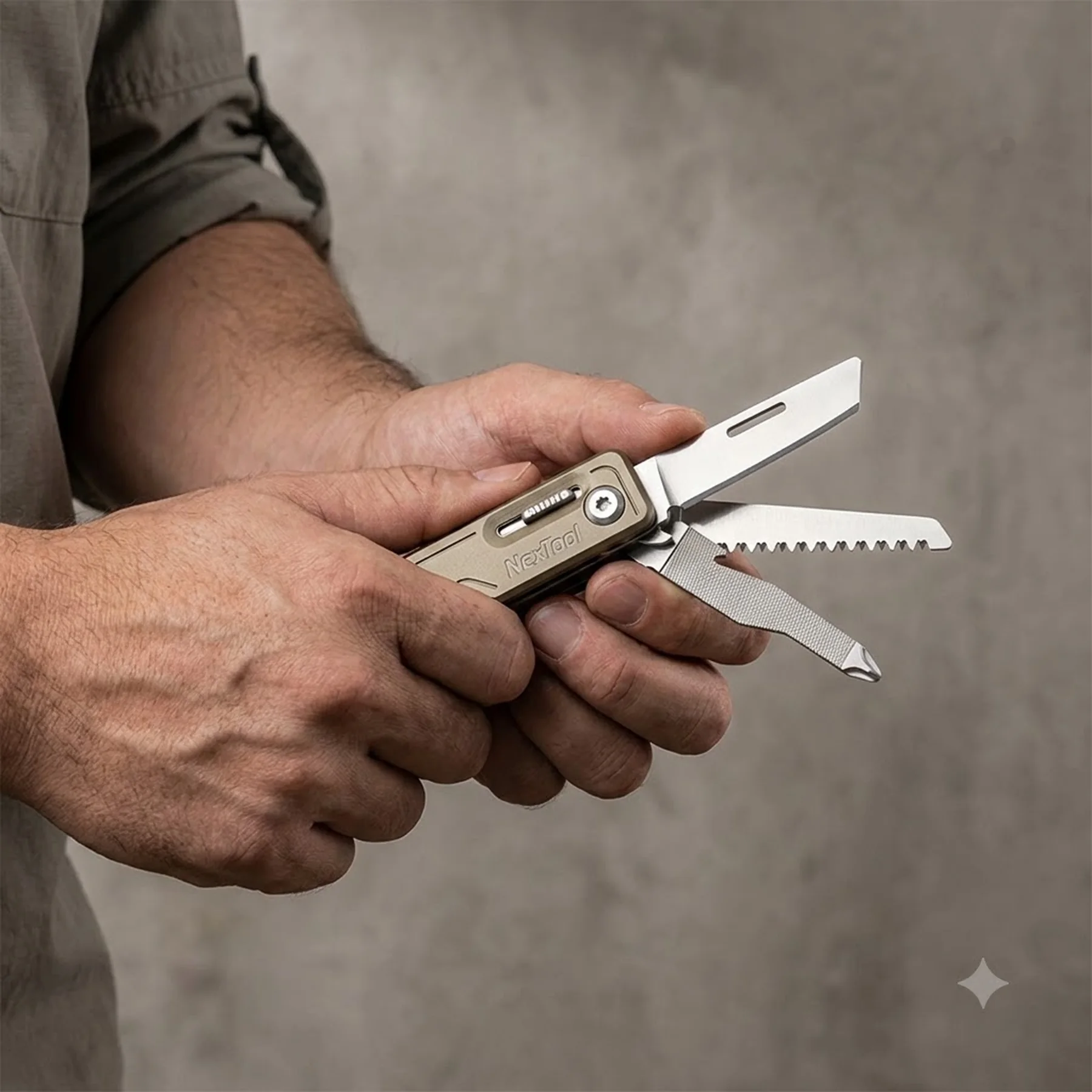 Мультитул NexTool Multi Functional Knife, хакі