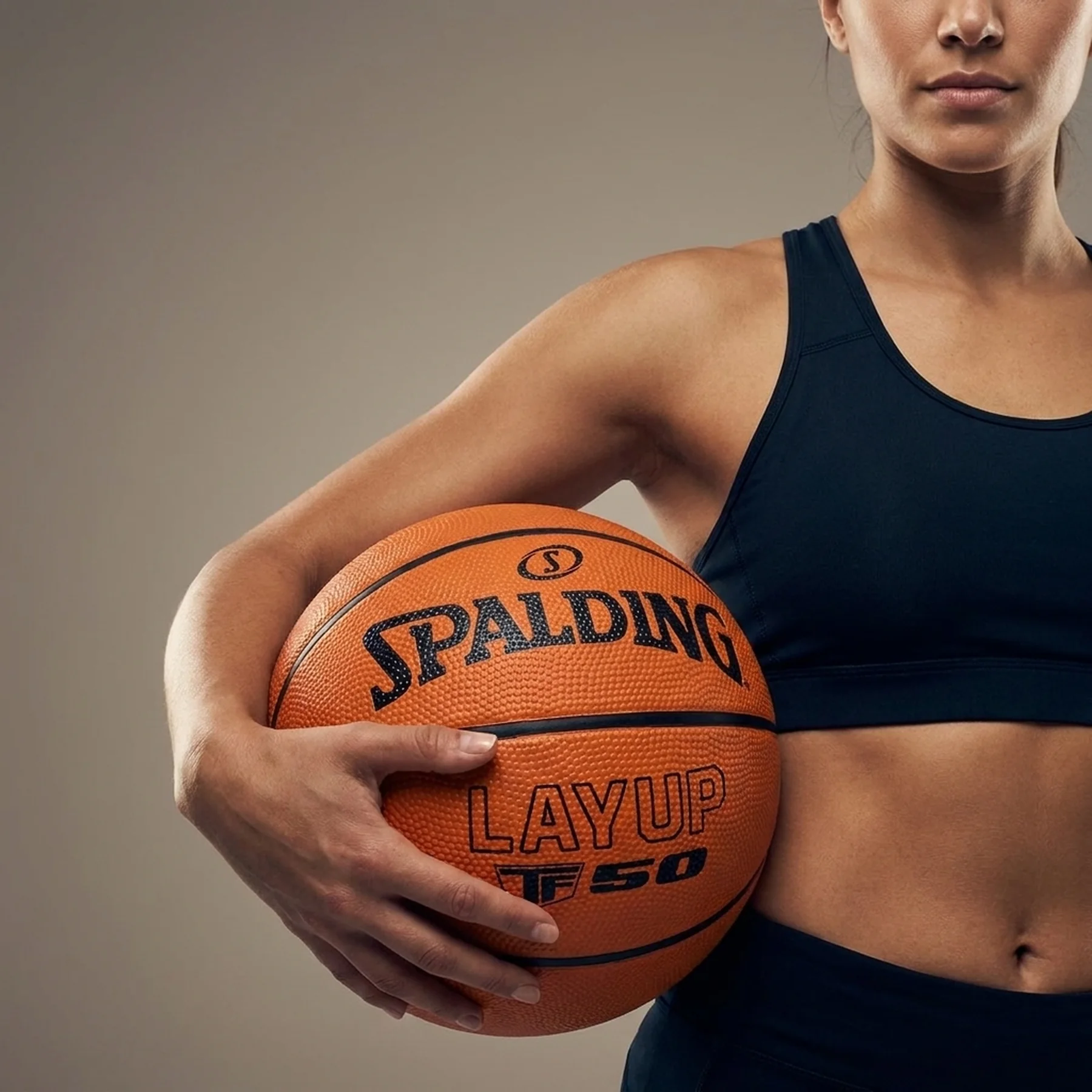 М'яч баскетбольний гумовий Spalding TF-50 LayUp Outdoor 84332Z №5