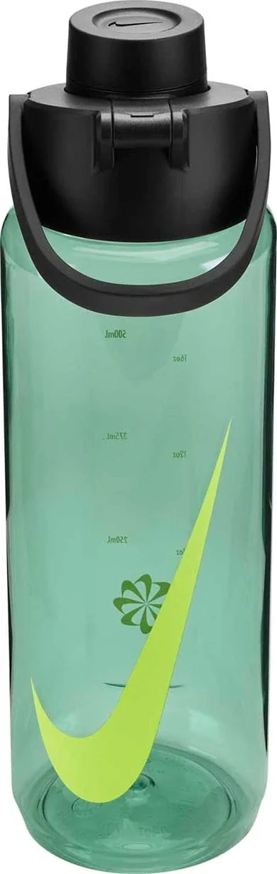 Пляшка Nike TR RENEW RECHARGE CHUG BOTTLE 24 OZ зелений, чорний 709 мл (N.100.7636.011.24)
