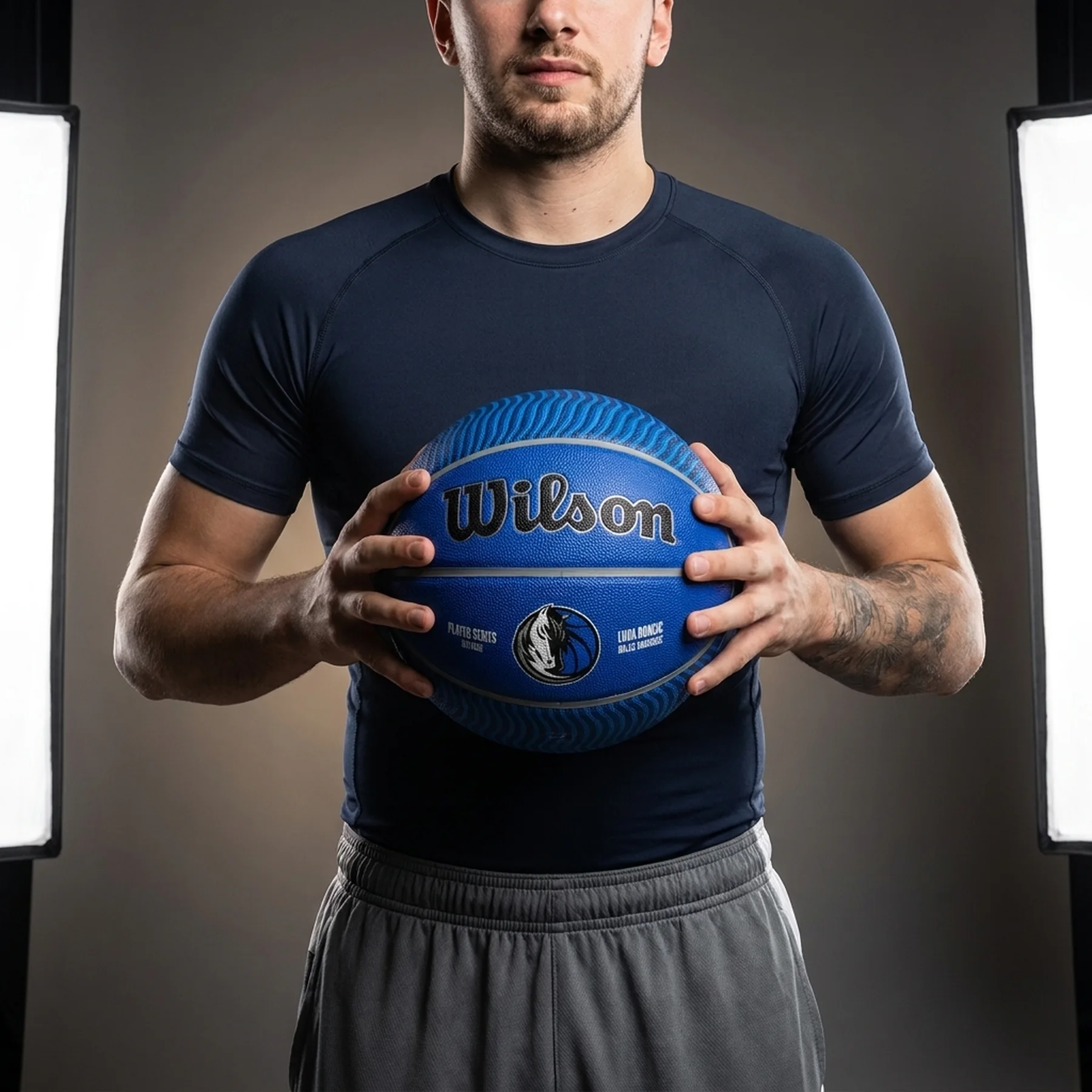 М'яч баскетбольний Wilson NBA PLAYER ICON OUTDOOR BSKT LUKA Bl size 7