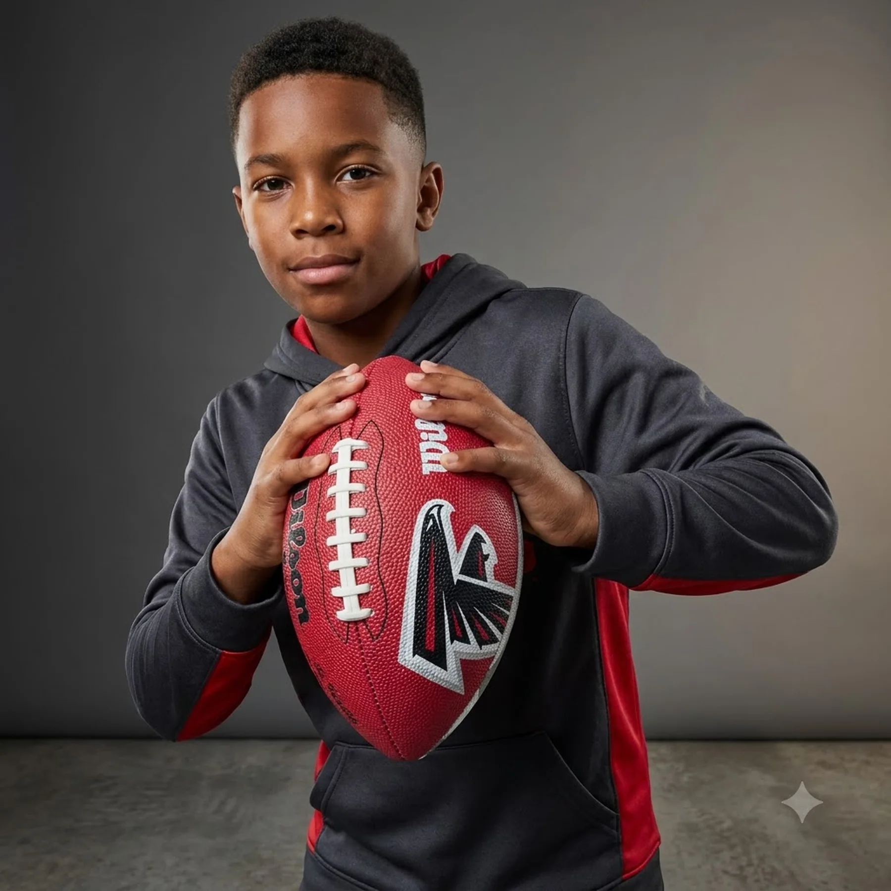 М'яч для регбі Wilson Nfl Jr Throwback Fb 32 Team Logo Fb At (WTF1534XBAT)