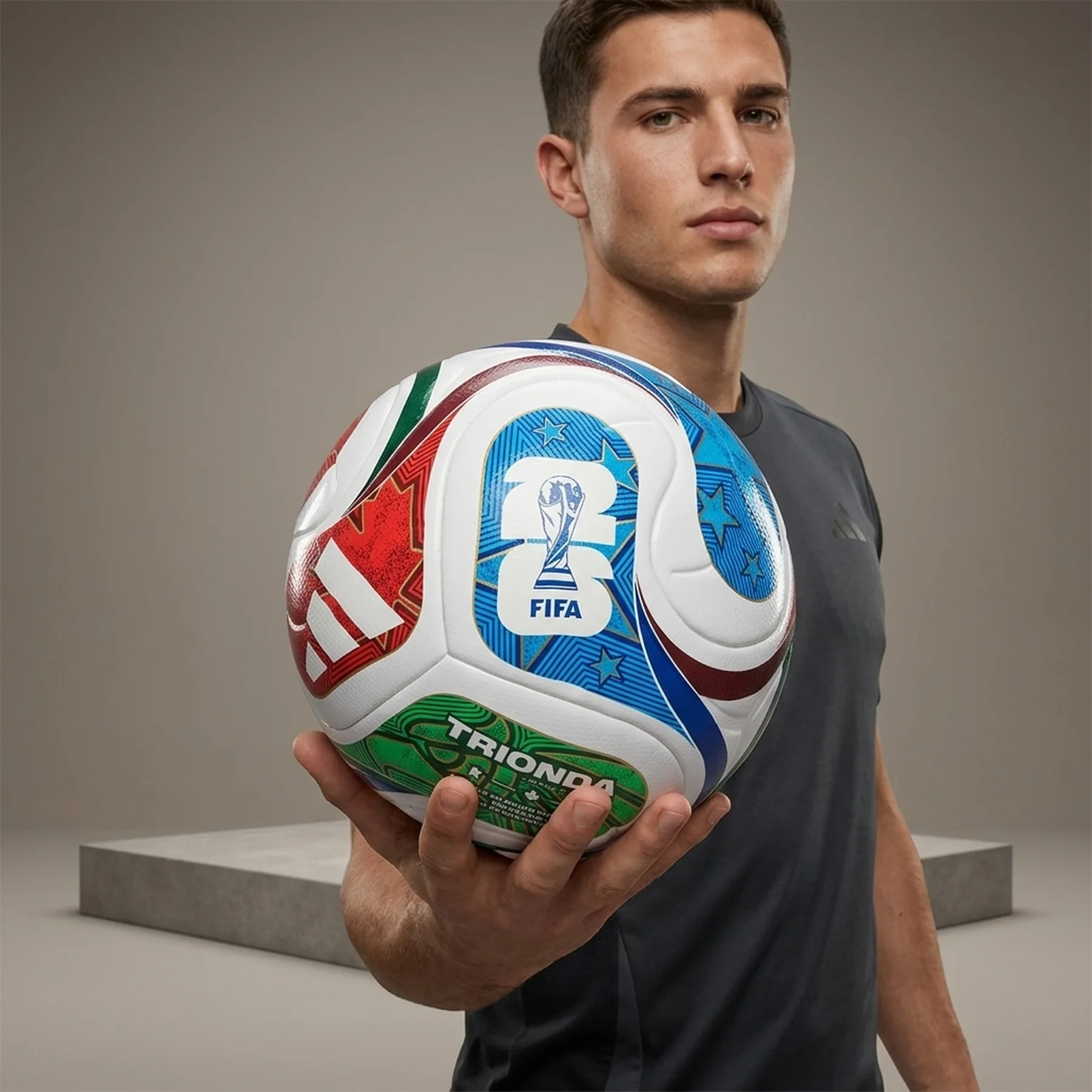 М'яч футбольний Adidas FIFA World Cup 26™ Trionda League Street JD8035 №5