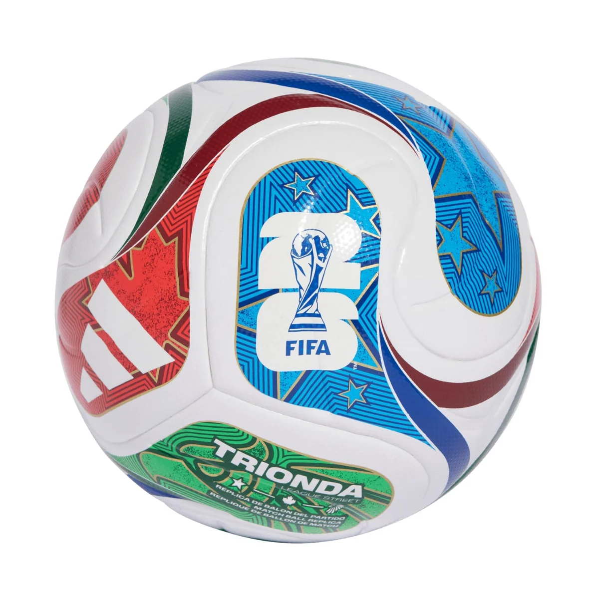 М'яч футбольний Adidas FIFA World Cup 26™ Trionda League Street JD8035 №5