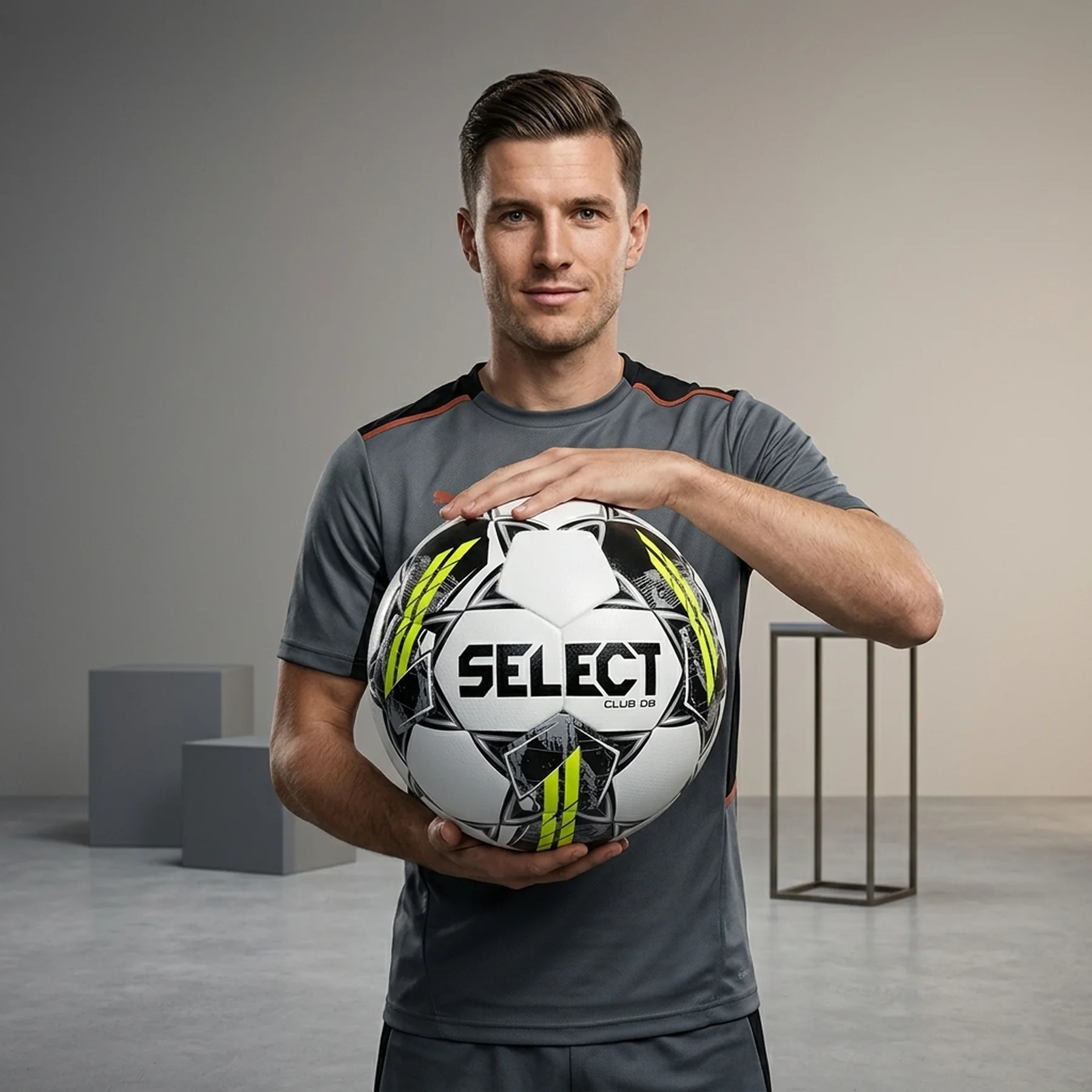 М'яч футбольний Select Club DB (FIFA Basic) v23 (045) біл/сірий, розмір 5