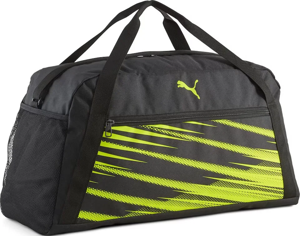 Сумка Puma ATTACANTO Sports Bag M 41L чорний, жовтий 55 х 28 x 27 см (091630-04)