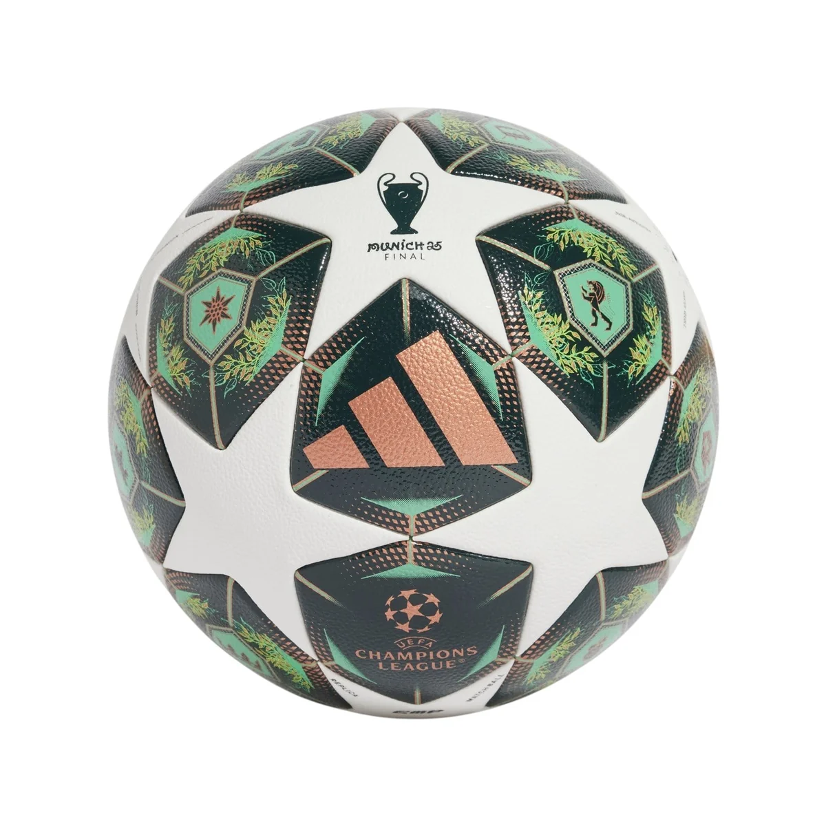 М'яч футбольний UCL COM JH1288 Adidas 5 Зелений
