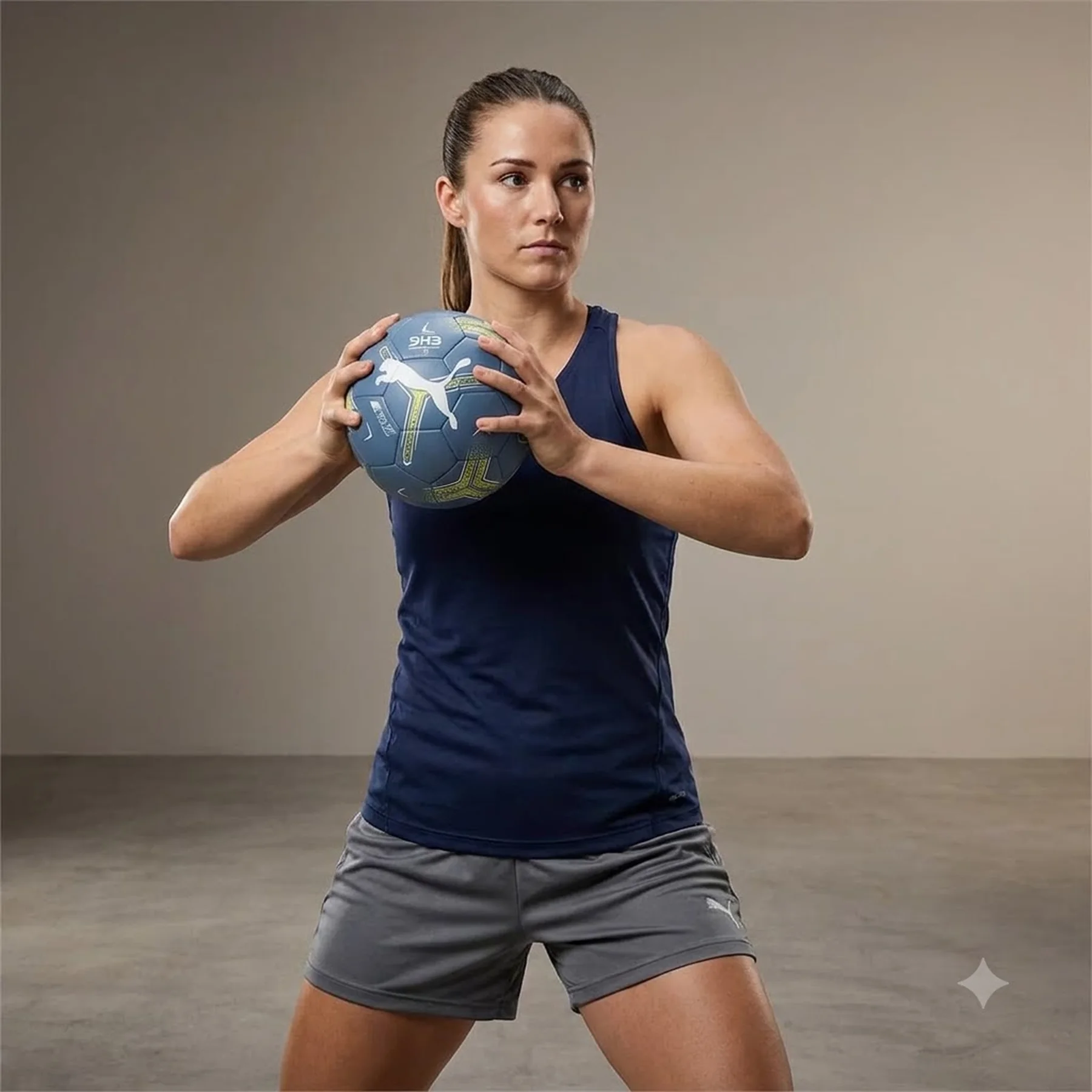 М'яч гандбольний Puma NOVA Training синій, жовтий, білий 0 (084386-01)