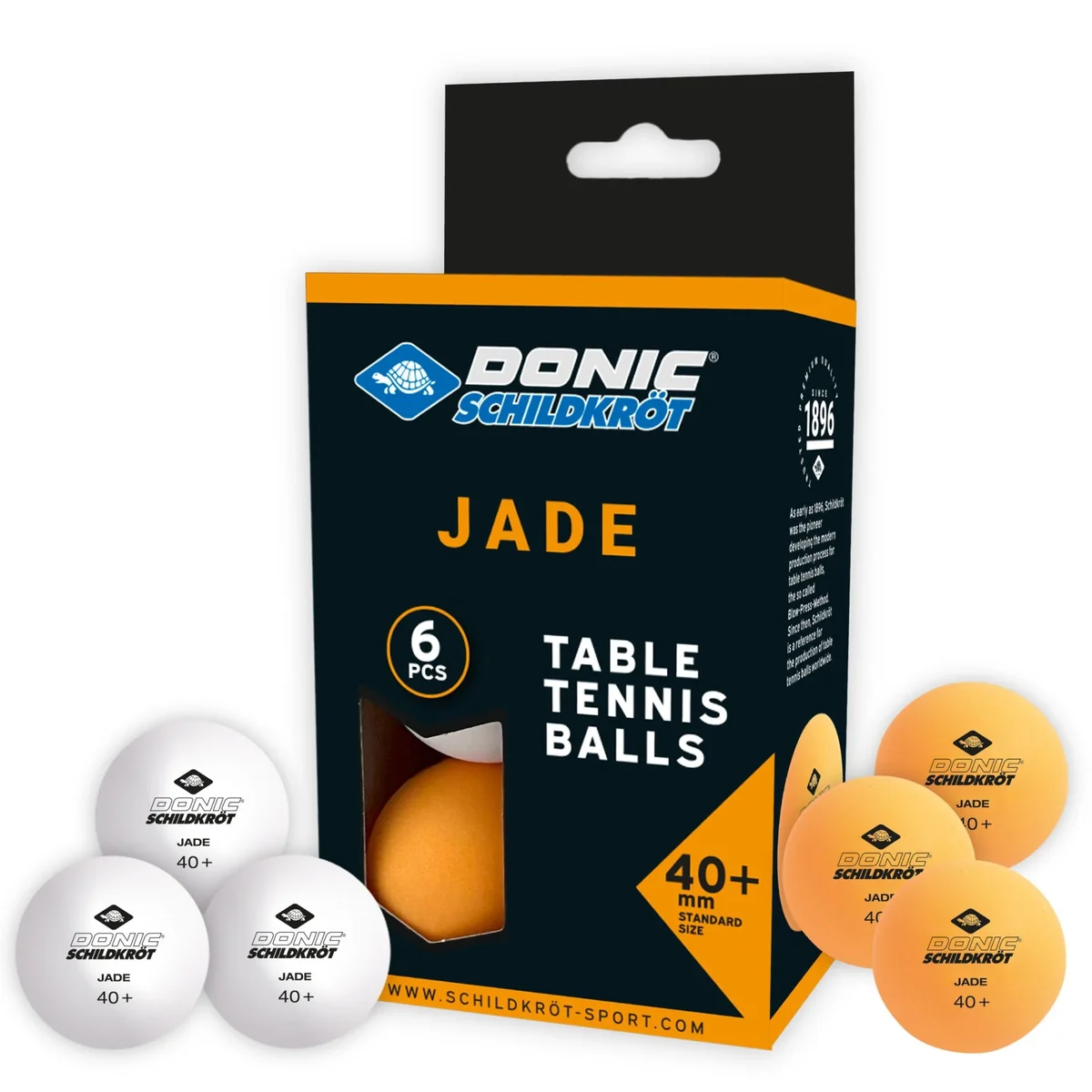 М'ячі Donic Jade ball 40+ 6 шт