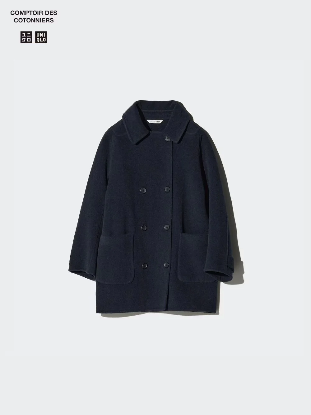 М'яке пальто полушерстяне Uniqlo 1159827363