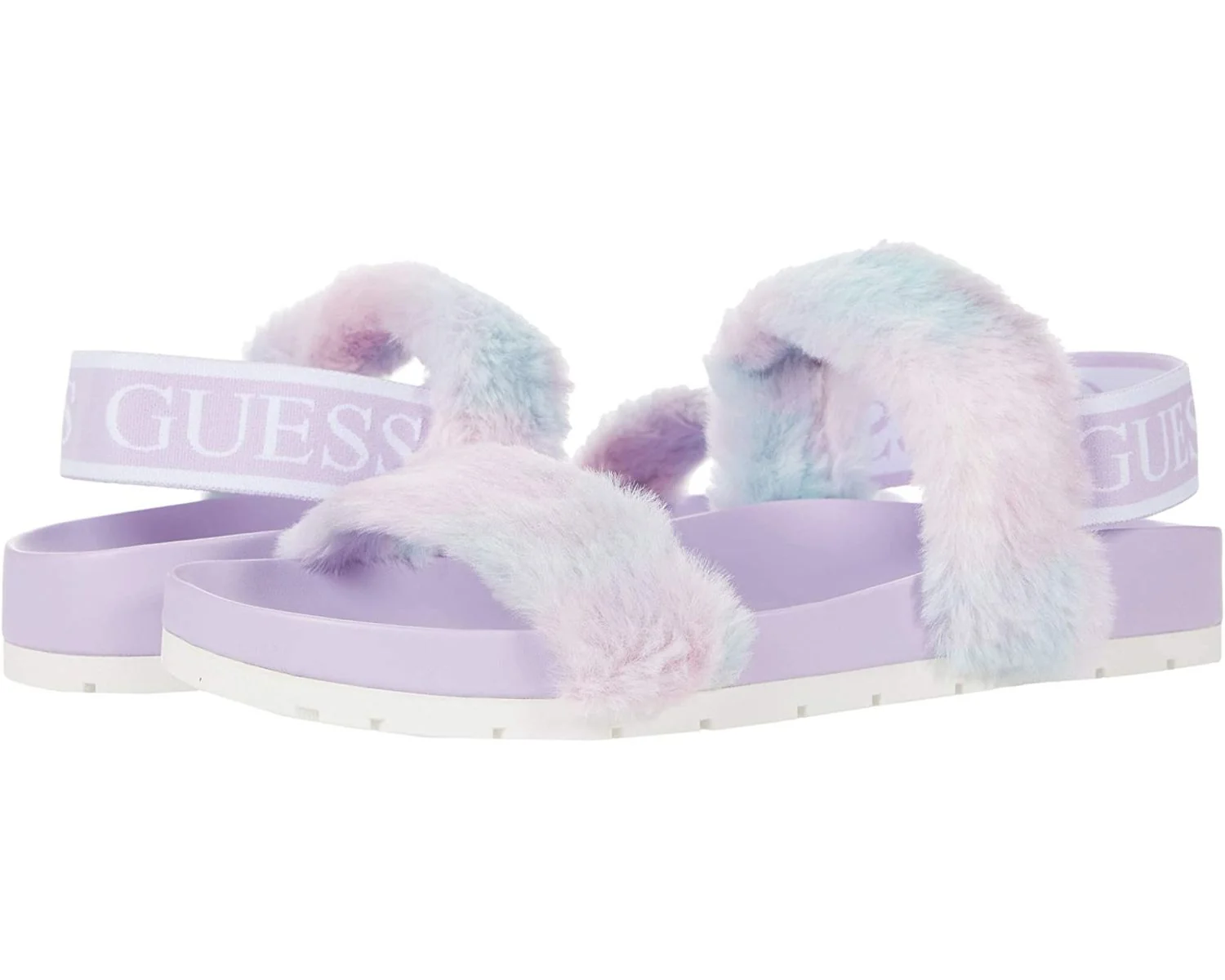 М'які жіночі сандалі Guess слайдери з еластичним ремінцем 1159784042