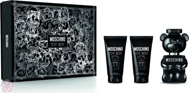 Набор для мужчин Moschino Toy Boy Парфумована вода 50 мл + гель для душу 50 мл+ бальзам після гоління 50 мл