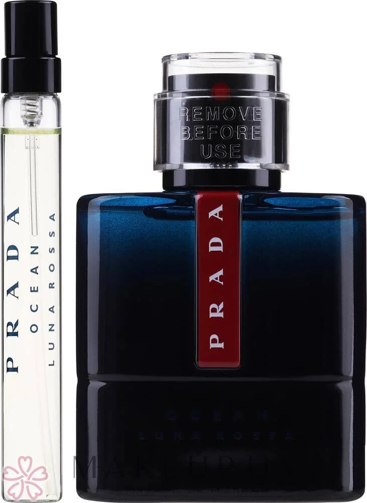 Набор для мужчин Prada Luna Rossa Ocean Туалетна вода Prada Luna Rossa Ocean, 100 мл + Туалетна вода (міні) Prada Luna Rossa Ocean, 10 мл