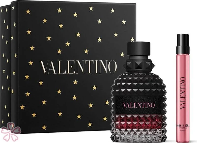 Набор для мужчин Valentino Uomo Born in Roma Intense Парфумована вода 50 мл + Парфумована вода 10 мл
