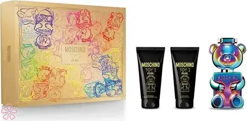 Набор для женщин Moschino Toy 2 Pearl Moschino Toy 2 Pearl Eau de Parfum – 50 мл +гель для душа – 50 мл + лосьон для тела – 50 мл