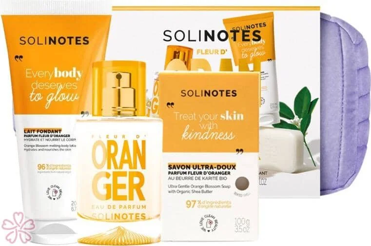 Набор для женщин Solinotes Fleur d'Oranger Парфумована вода 50 мл - Лосьйон для тіла 200 мл - Мило 100 г
