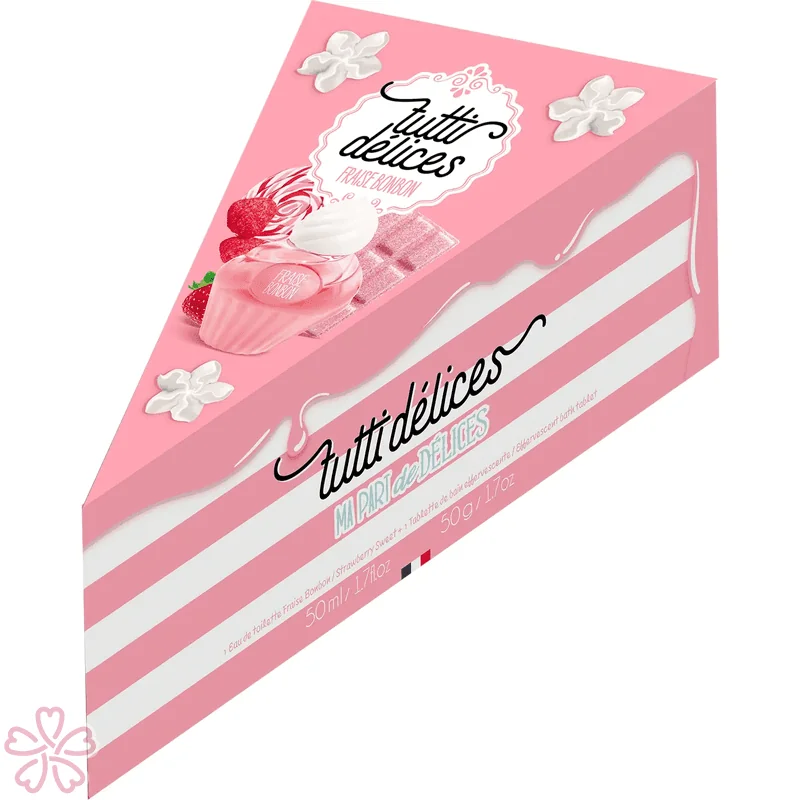 Набор для женщин Tutti Delices Fraise Bonbon Туалетна вода 50 мл - Бомбочка для ванни