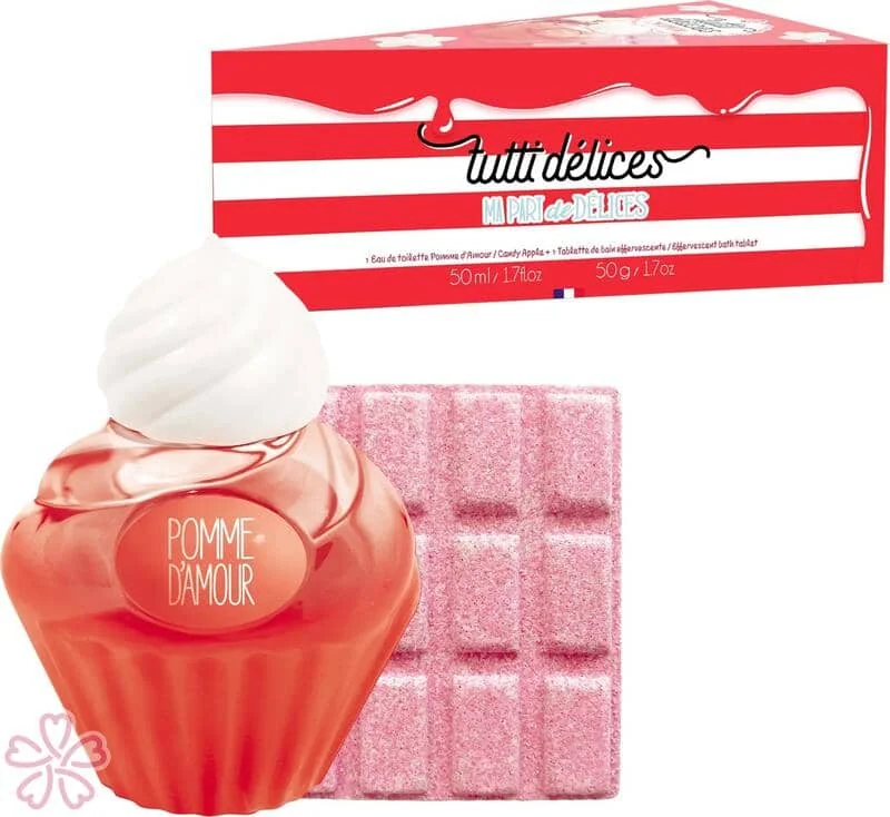 Набор для женщин Tutti Delices Pomme d'Amour Туалетна вода 50 мл - Бомбочка для ванни