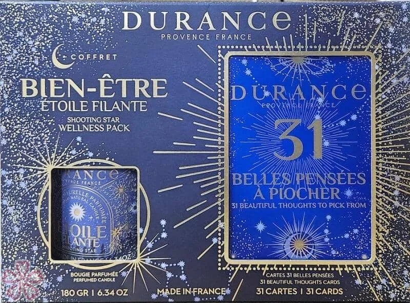 Набор Durance Coffret Bien-etre Bougie 180g+cartes