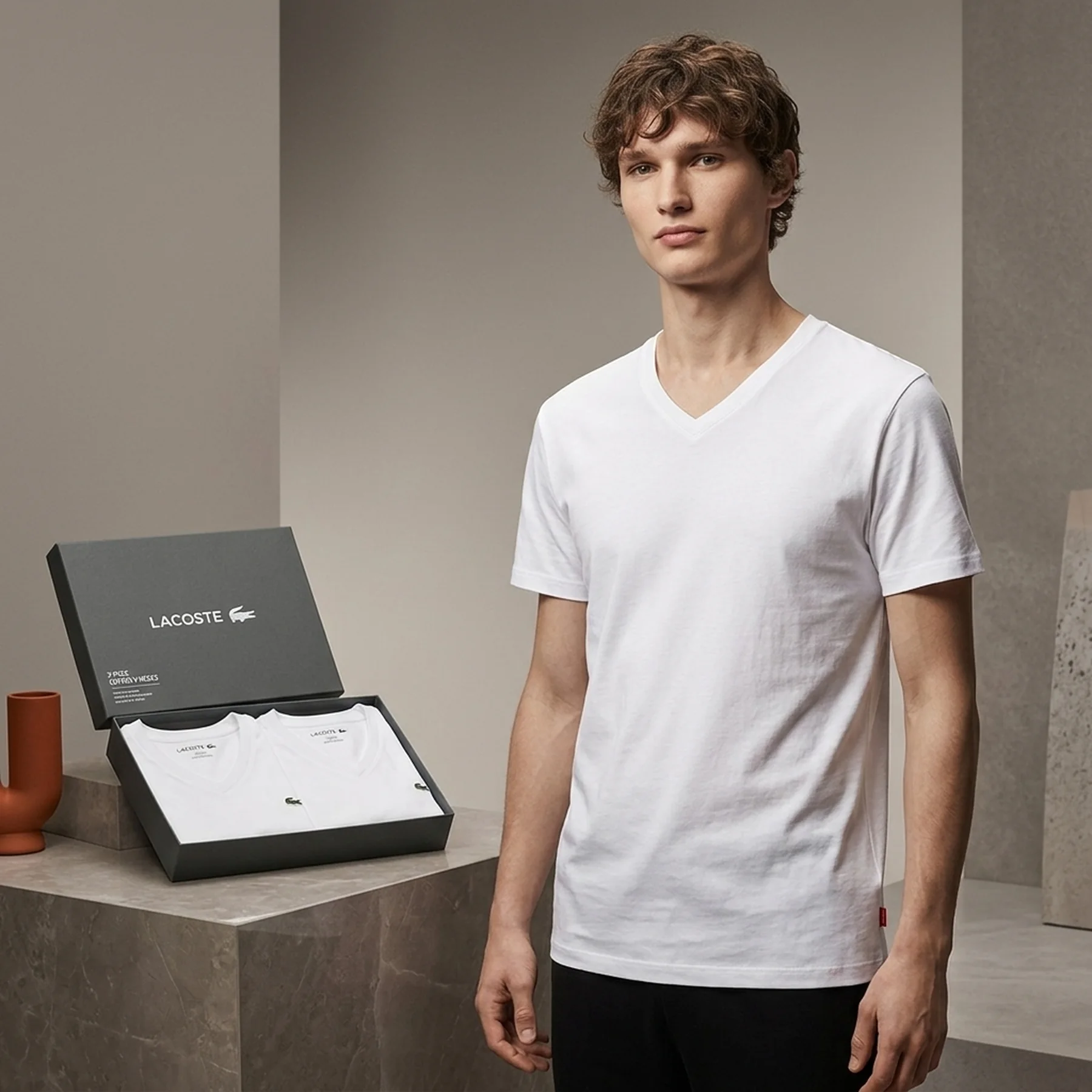 Набір фірмових чоловічих футболок Lacoste 1159848195