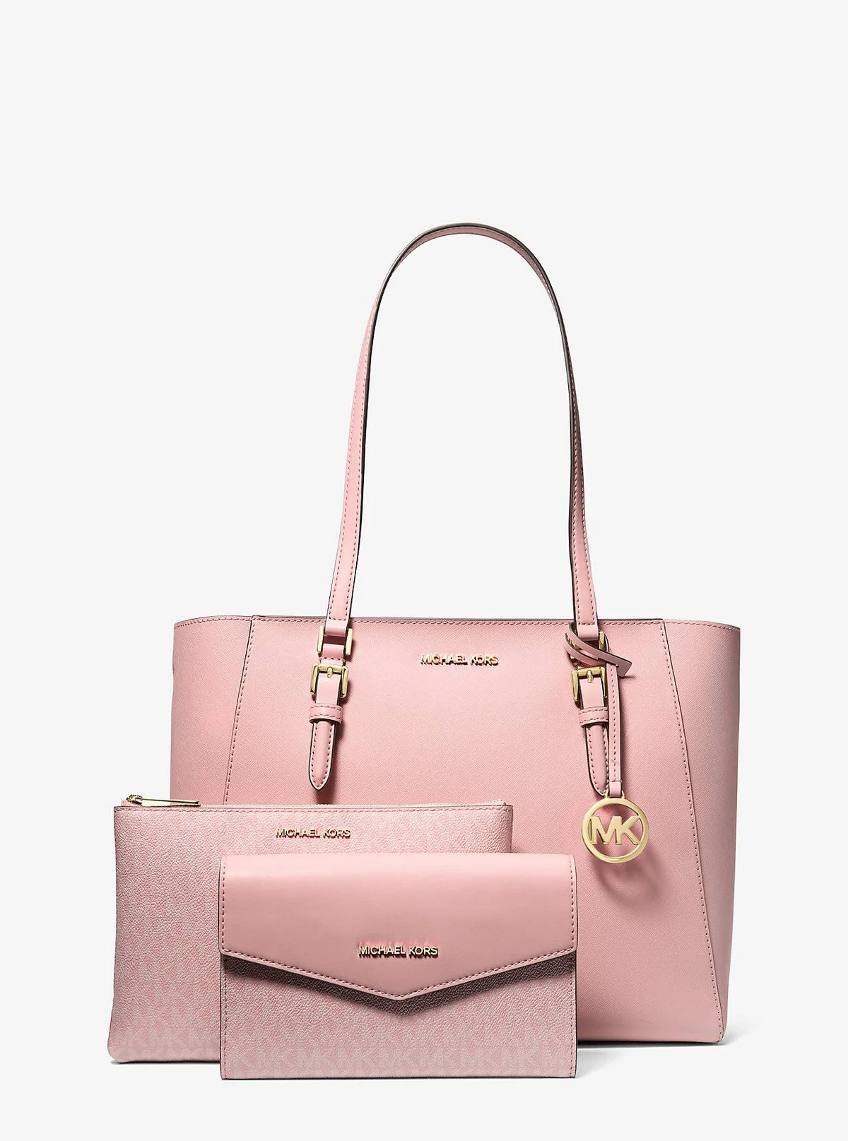 Набір сумок Michael Kors тоут та дві сумки-кроссбоді 1159832724 (Рожевий One size)