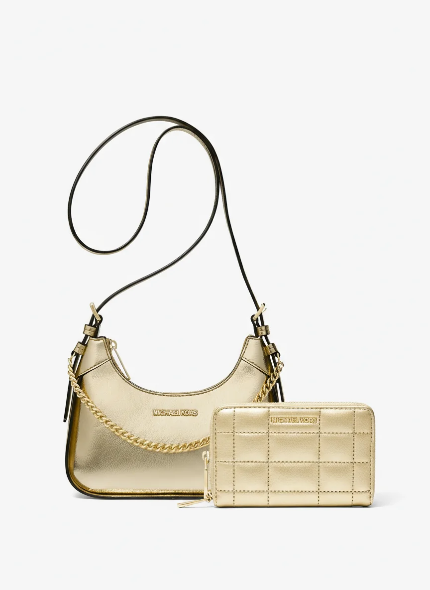 Набір Wilma Michael Kors кросбоді та гаманець 1159845674 Золотистий