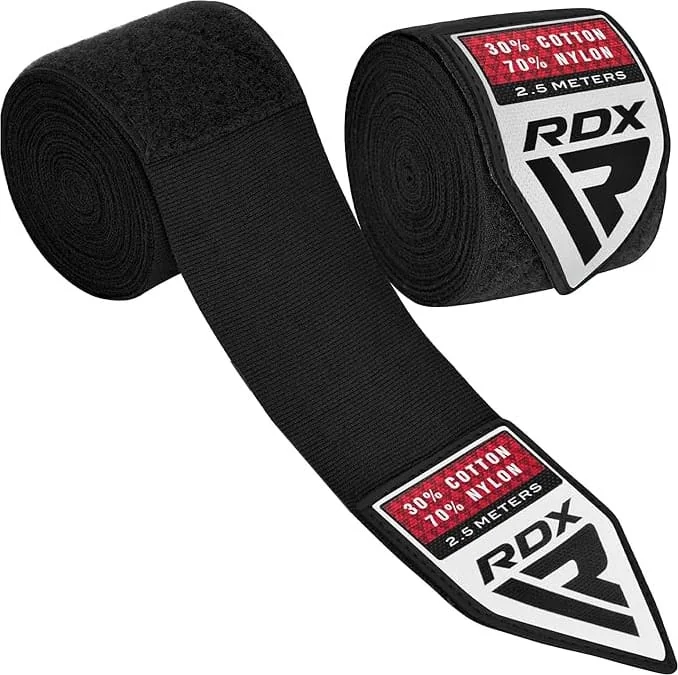 Бинти RDX HAND WRAPS 2.5 METER чорний 2,5 м (HWJ-RB)