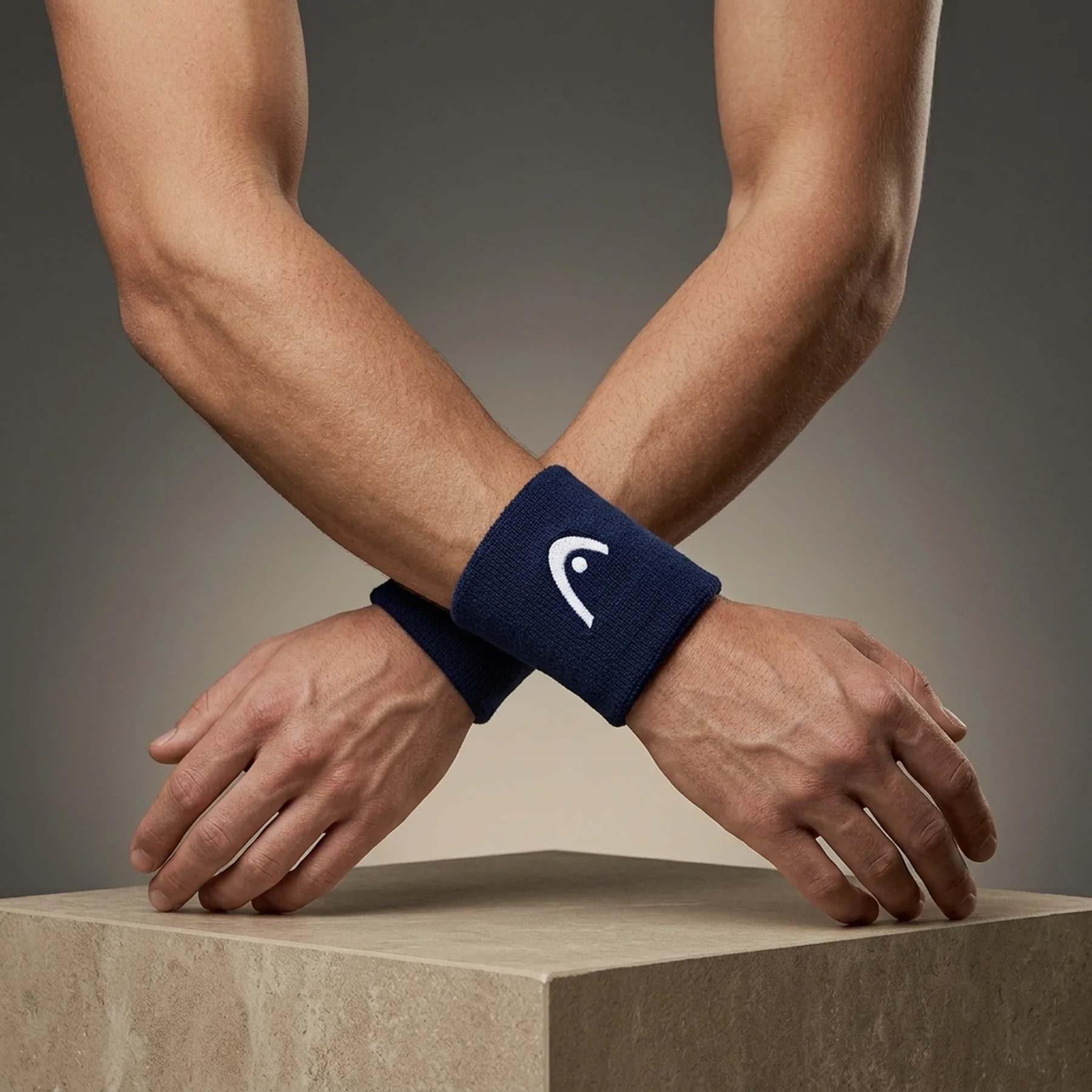 Напульсник Head New Wristband 2,5" blue (nylon)