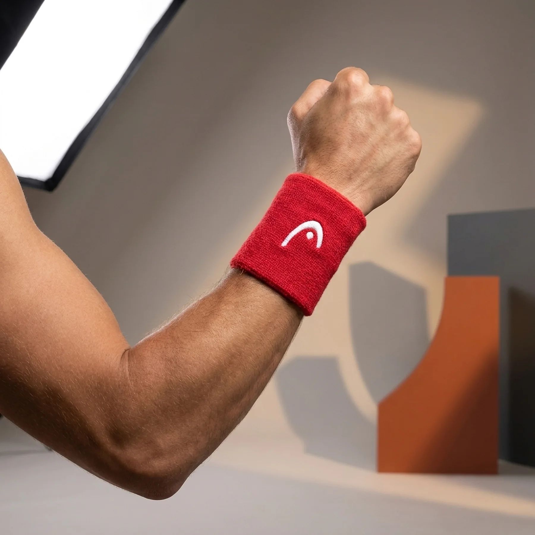 Напульсник Head New Wristband 2,5" red (nylon)