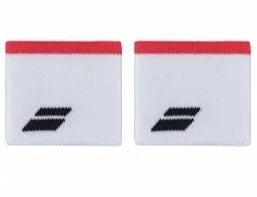 Напульсники Babolat Logo Wristband White/Strike Red (5UB1261-1089)