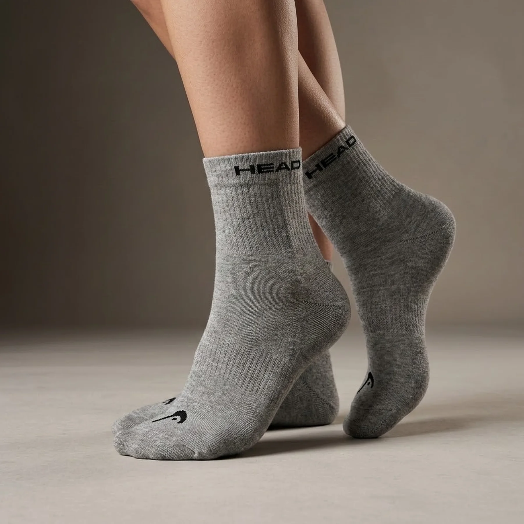 Шкарпетки Head QUARTER 3PPK UNISEX сірий Уні 35-38