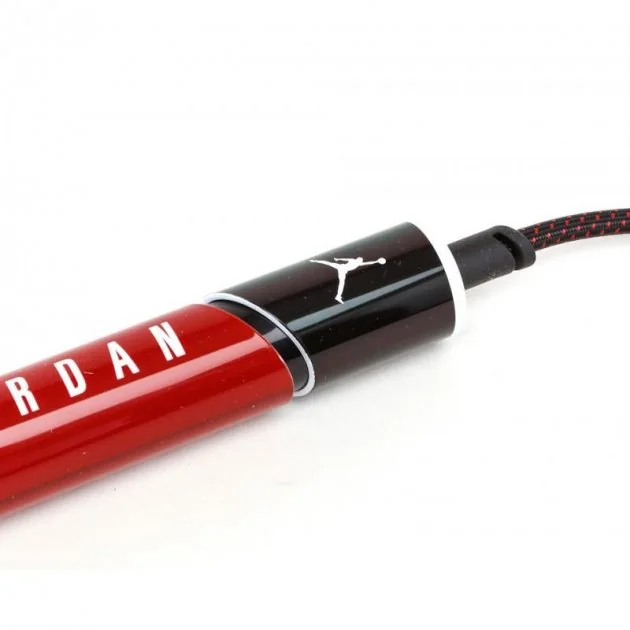 Насос Nike JORDAN ESSENTIAL BALL PUMP BLACK/GYM RED/BLACK/WHI червоний, чорний, білий Уні NS