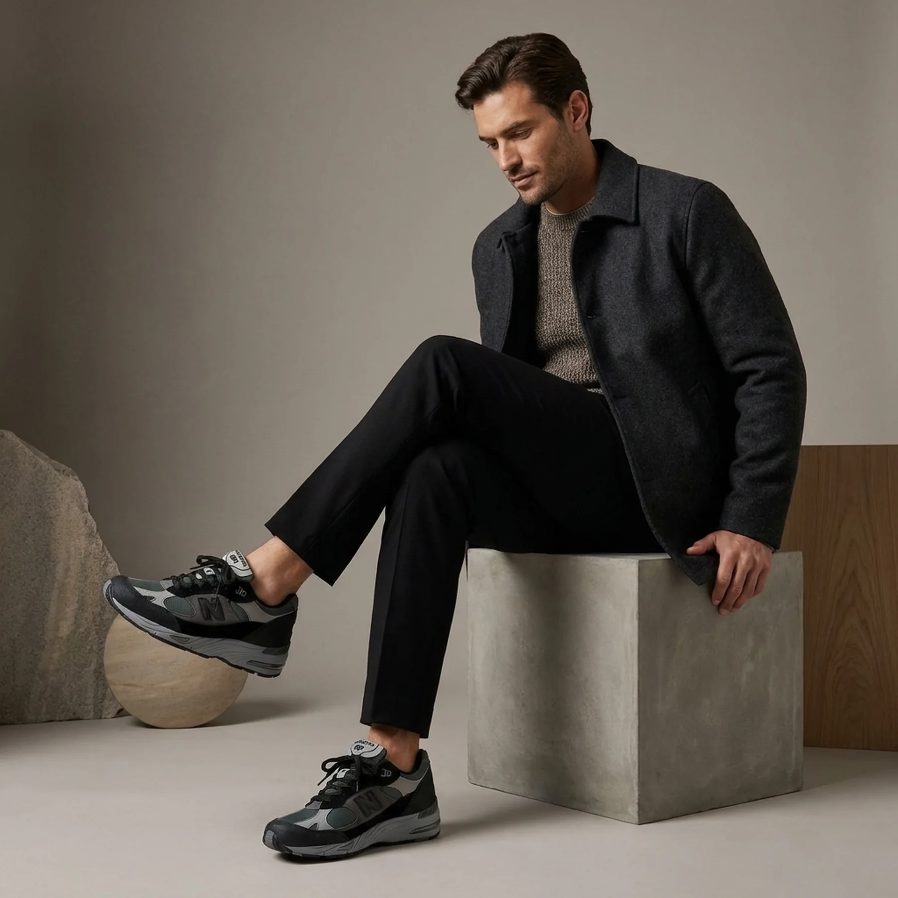 New Balance 991 Made in England 'Urban Winter Pack - Black'