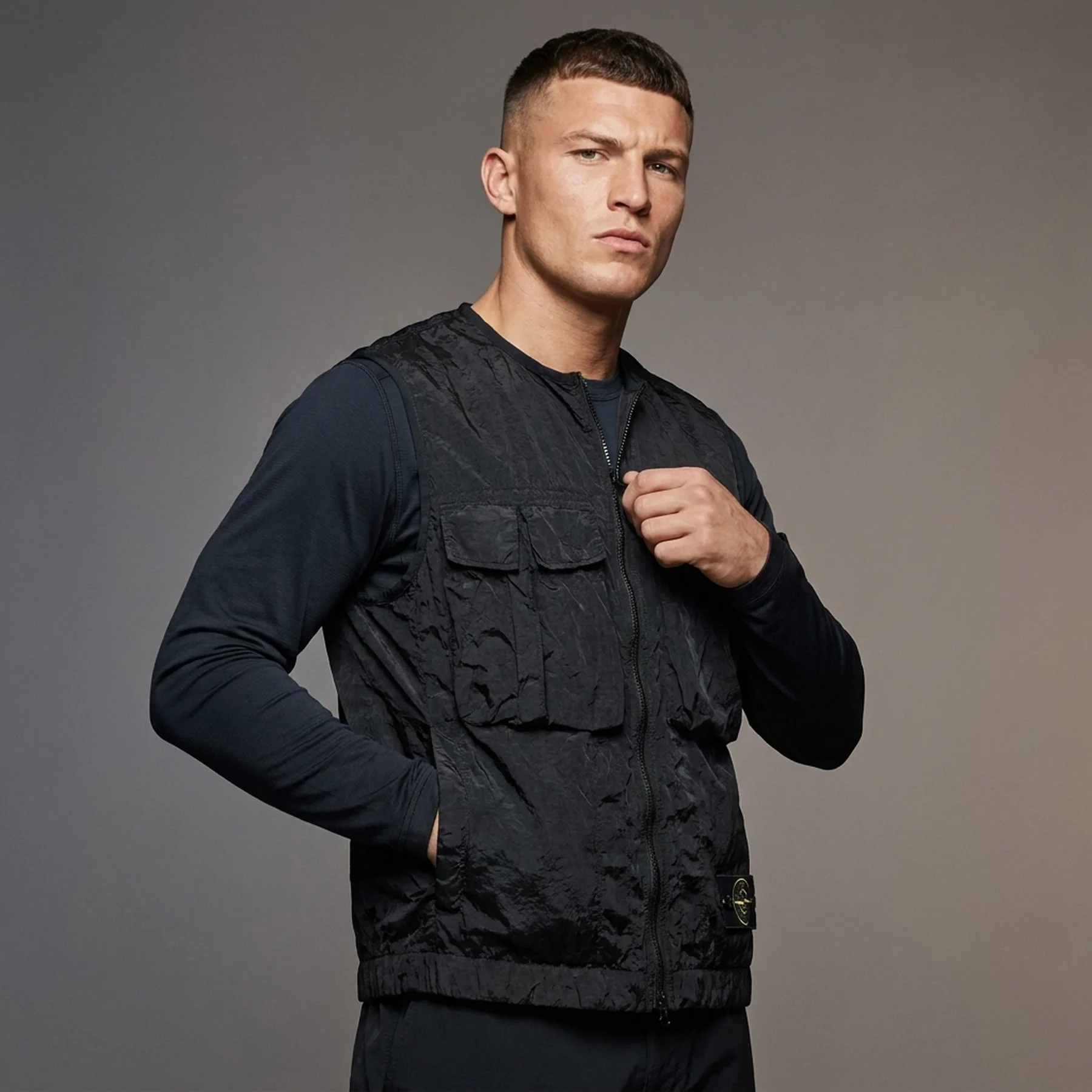 Нейлоновий жилет Stone Island Metal