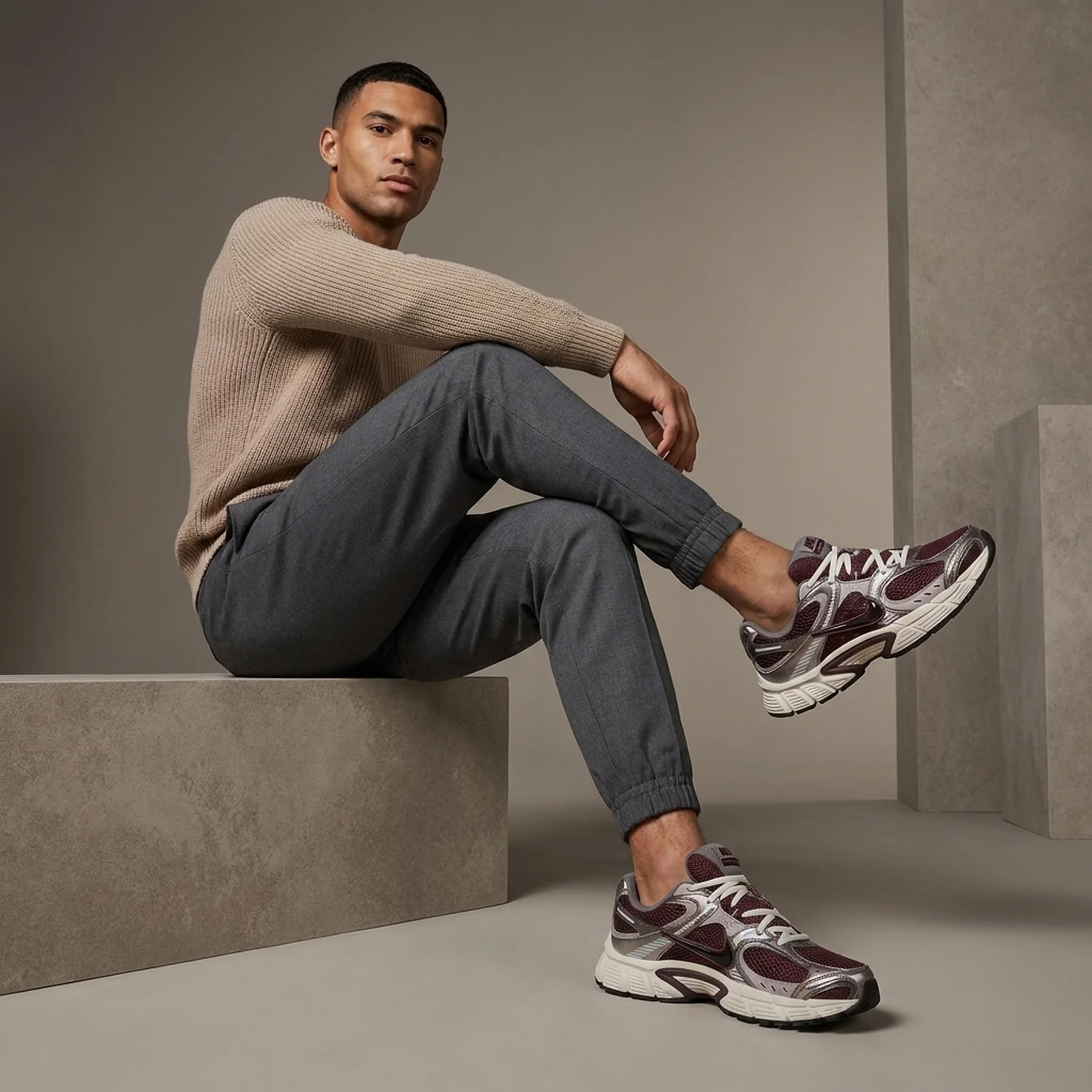 Nike V5 RNR Burgundy Crush College Grey