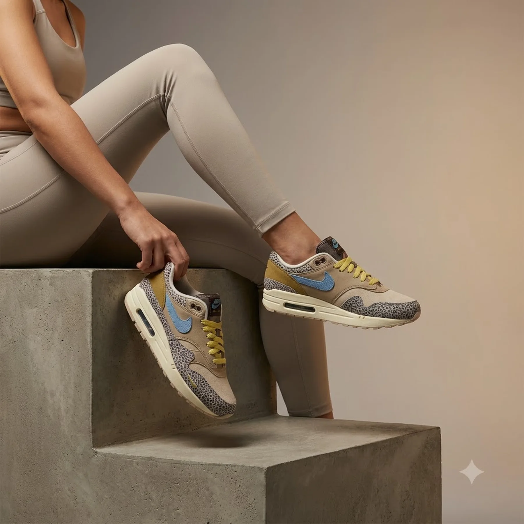 Nike Wmns Air Max 1 'Safari - Cobblestone'