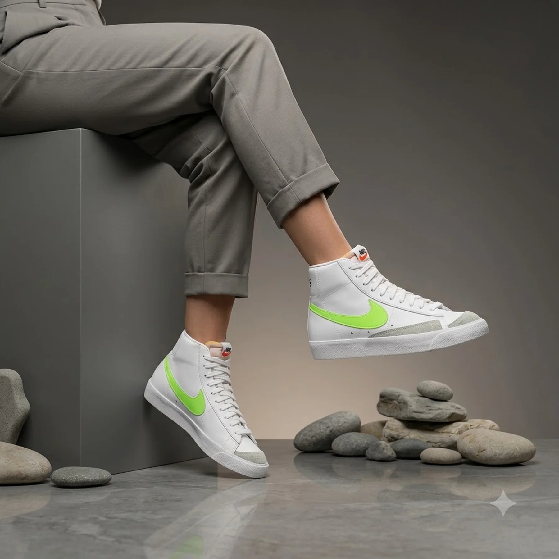 Nike Wmns Blazer Mid '77 Essential 'White Volt'