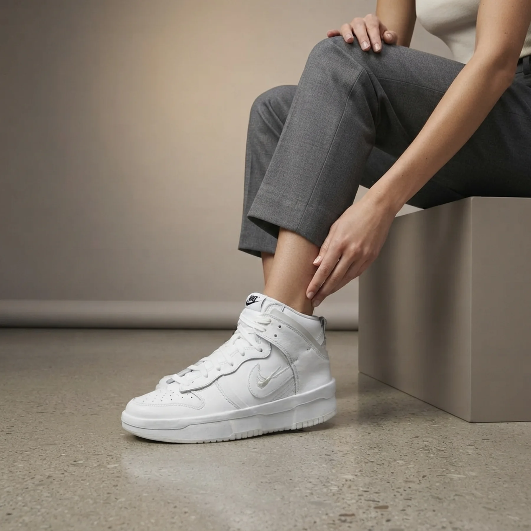 Nike Wmns Dunk High Rebel 'Summit White'