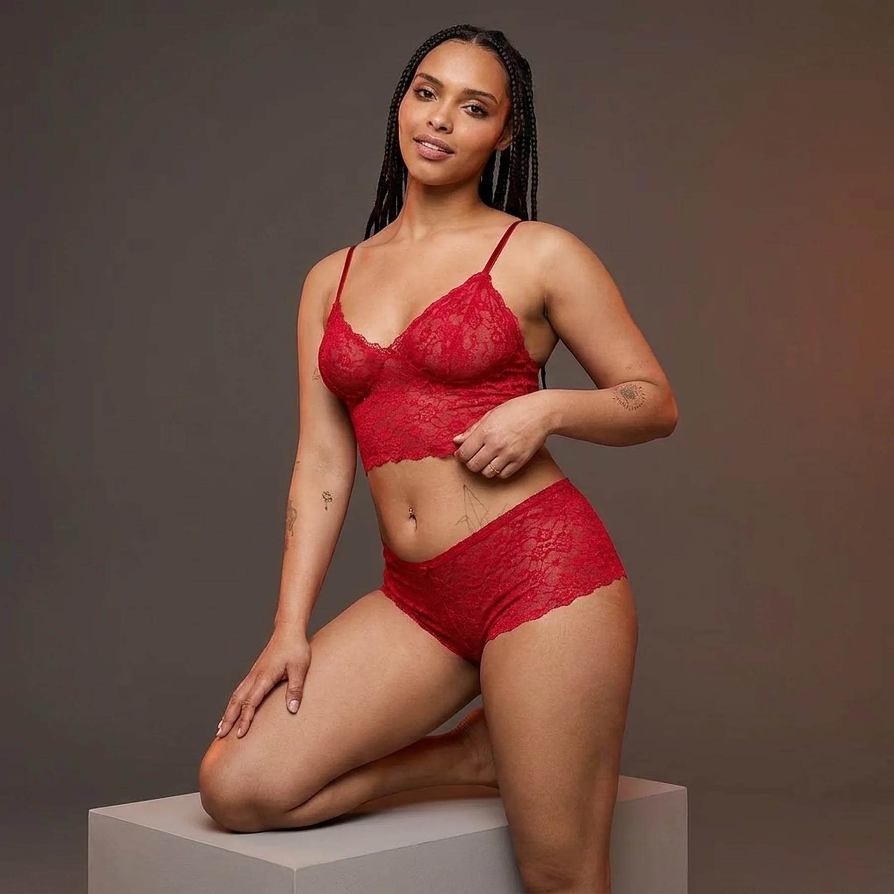 Ніжний мереживний комплект Victoria's Secret майка-топ та шорти 1159813153