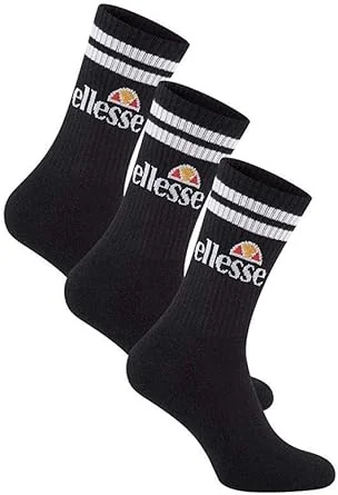 Ellesse Pullo 3-Pack Crew Socks black