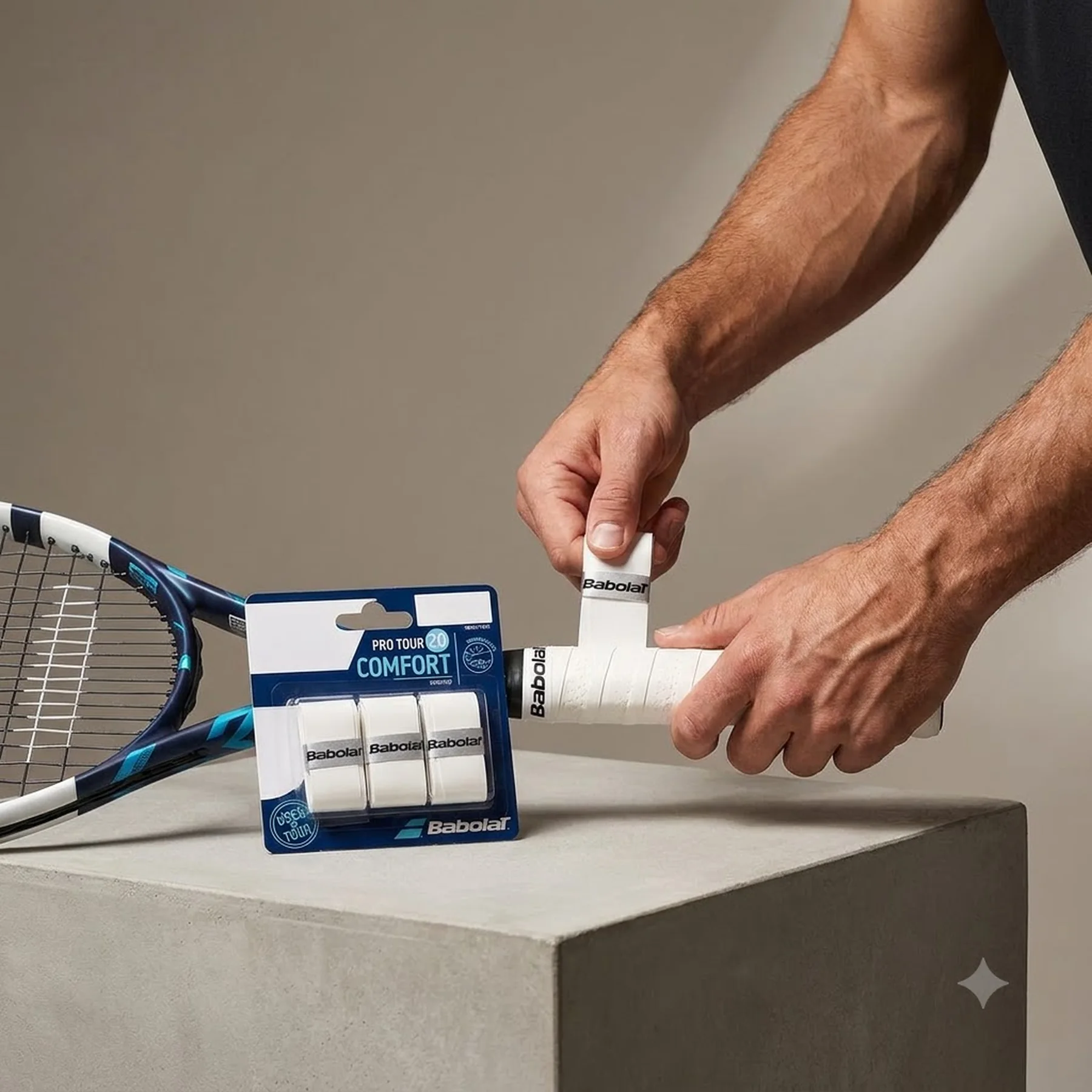 Обмотка Babolat Pro Tour 2.0 X 3 white (653053-101)