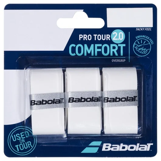 Обмотка Babolat Pro Tour 2.0 X 3 white (653053-101)