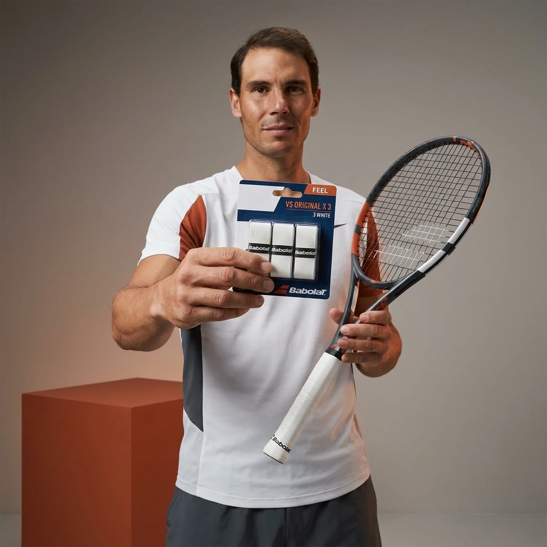 Обмотка для тенісної ракетки Babolat Vs Original X 3 White (653040-101)