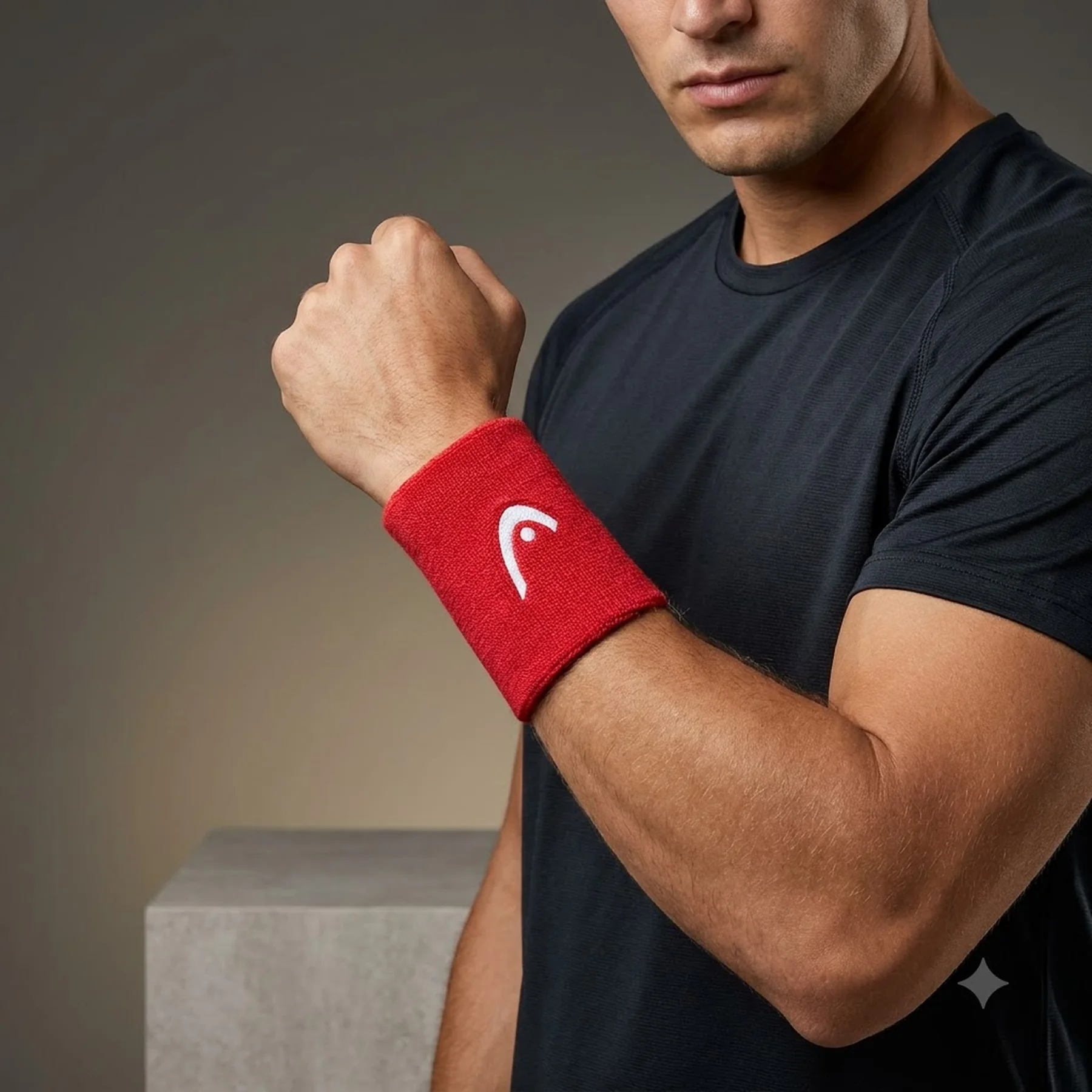 Напульсник Head New Wristband 5" red (nylon)