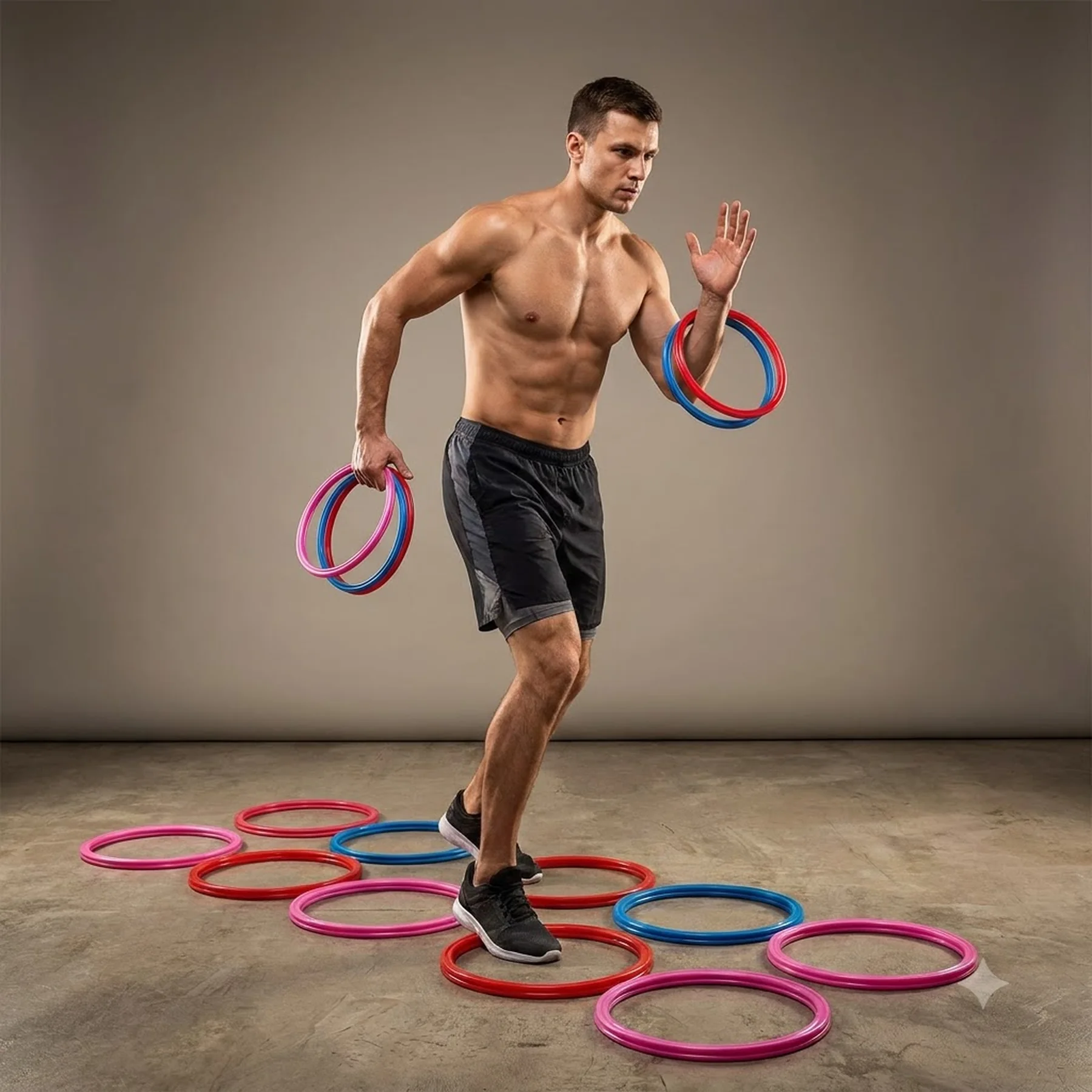 Обруч чоловічий Avk-Sport Sports Rings 12 Pcs (AVK3-610-463-600-001)