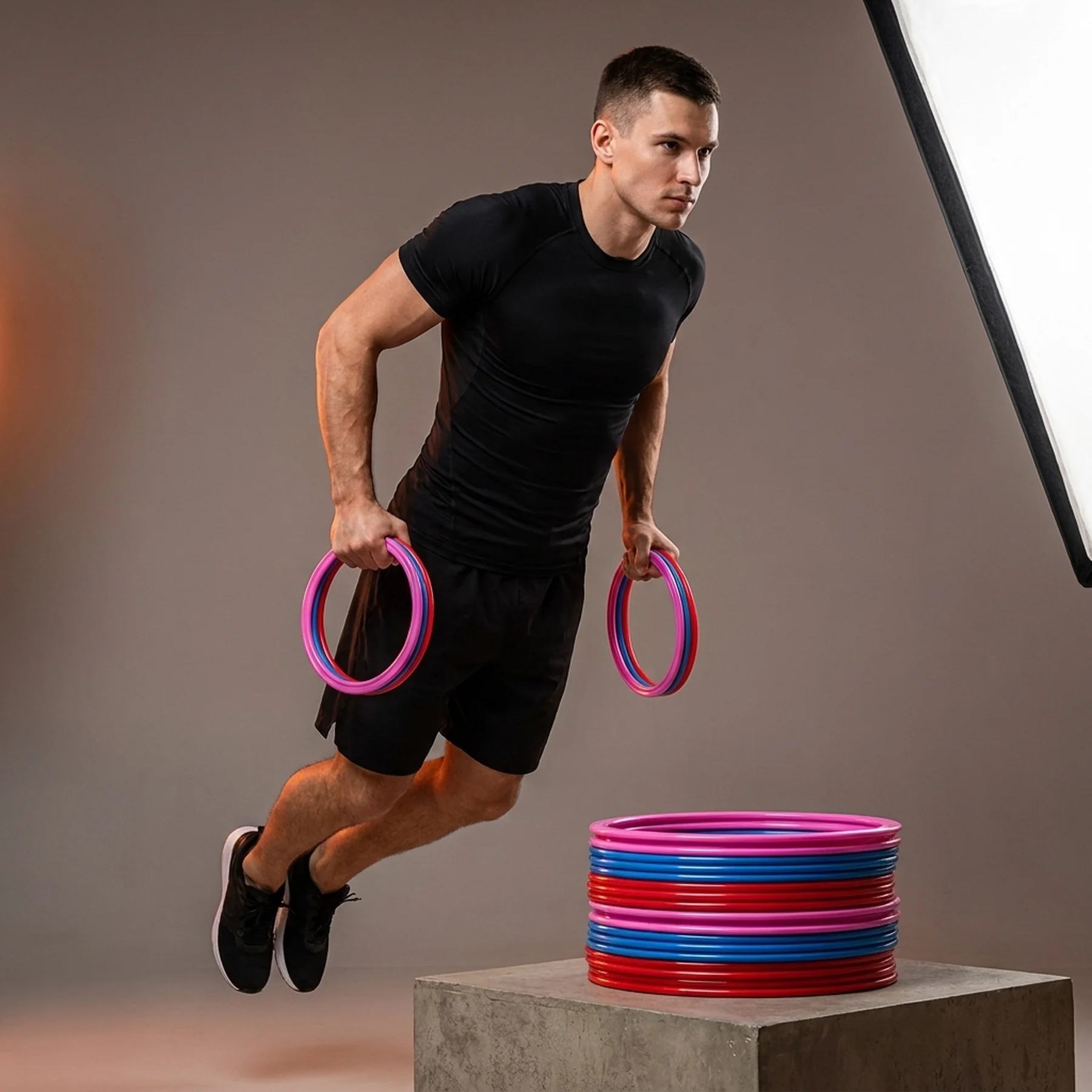 Обруч чоловічий Avk-Sport Sports Rings 12 Pcs (AVK3-610-463-600-302)