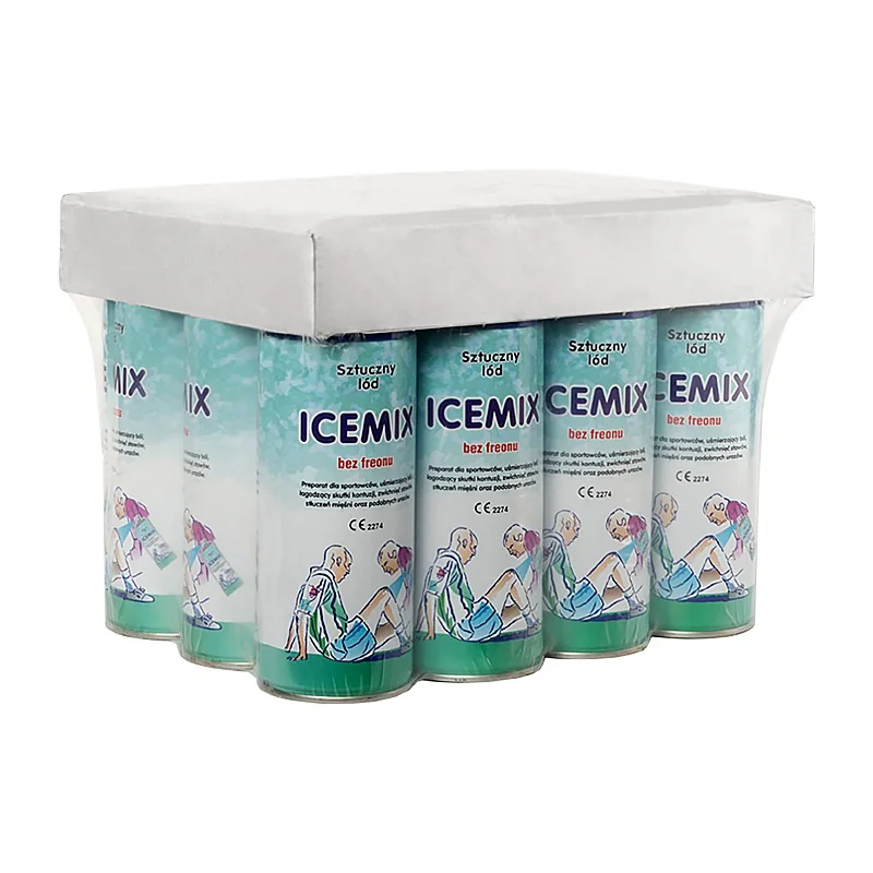 Охолоджуючий спрей "заморозка" спортивна ICEMIX "400мл. * 12 шт.(Польща)