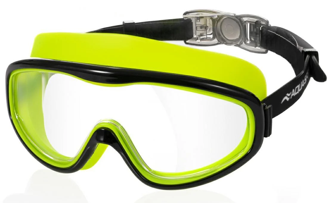 Окуляри для плавання Aqua Speed TIVANO 9245 жовтий, чорний Уні OSFM